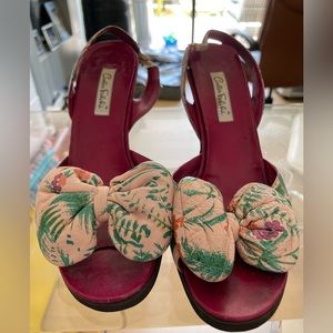 Vintage Carlos Falchi Bowtie Heels